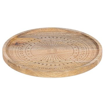 Namuna Mango Wood Tray 40 x 40cm, Natural