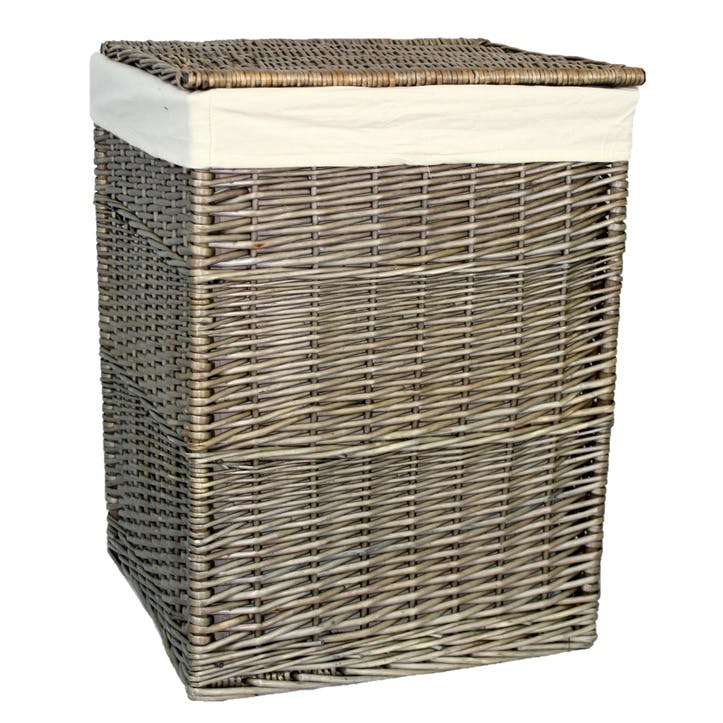 Prezola - Ali Baba Laundry Basket, Medium, Natural/ Green ...