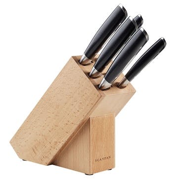 Classic, 5 Piece Knife Block Set