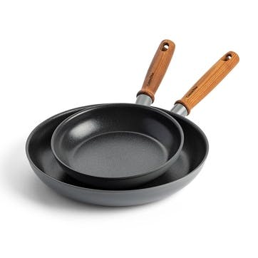 Mayflower Pro Non-Stick Open Frying Pan Set , Charcoal Grey