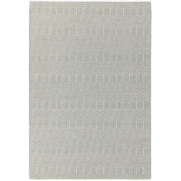 Sloan ethnic flatweave runner 120 x 170cm, Silver