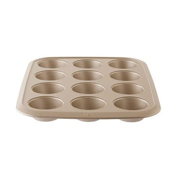 Leo Balance  12 Cup Muffin Pan, Carbon Steel