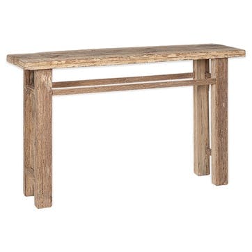 Ibo Reclaimed Wood Console Table, Natural