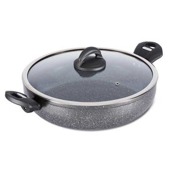 Cerastone Low Casserole Graphite  30cm, Grey