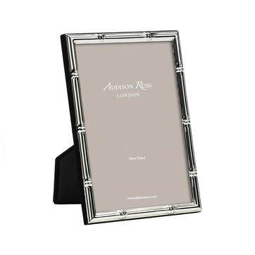 Bamboo Silver Plated Photo Frame, 5" x 7"chch