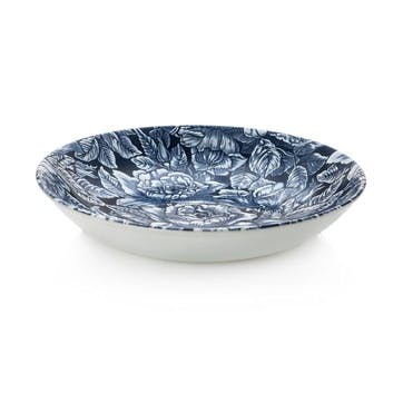 Ink Blue Hibiscus Pasta Bowl D23cm