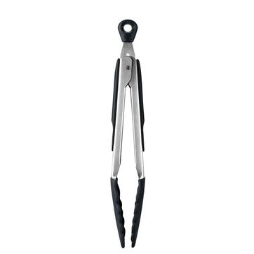 Tongs with Silicone Heads, 9"