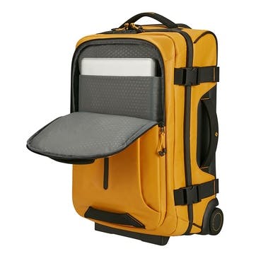 Ecodiver Duffle with Wheels H55 x L35 x W23cm, Yellow