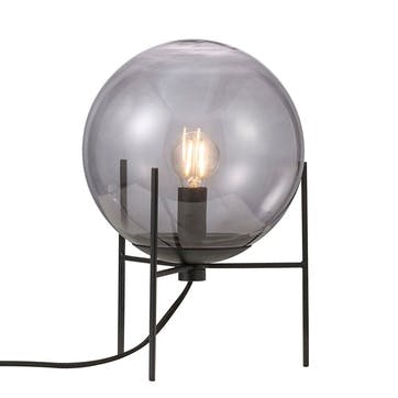 Alton Table Lamp H29cm, Smoke