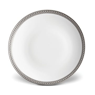 Soie Tressée Side Plate, Platinum