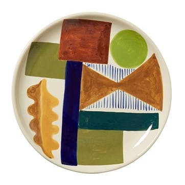 Dinner plate, D26cm, Donna Wilson, Spring Oak, Multi