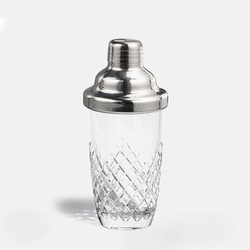 Barwell Cut Crystal Martini Shaker, Clear