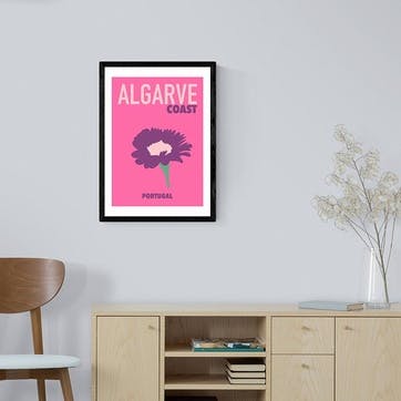 Mother & Sun Studio Algarve Coast Print, Pink