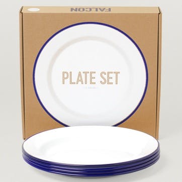 Plate Set, Blue