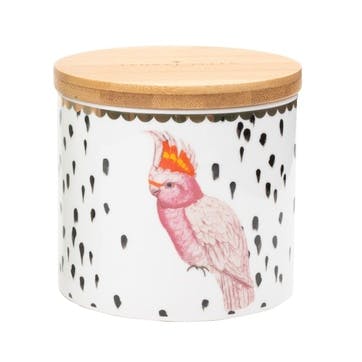 Bird Small Storage Jar, H10cm, Pastel
