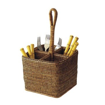 Rattan Deep Carry for Cutlery