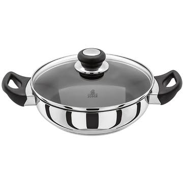 Vista Sauteuse Pan 24cm, Stainless Steel