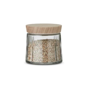Storage Jar, 500ml, Oak