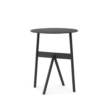 Stock Side Table H46 x D37cm, Black