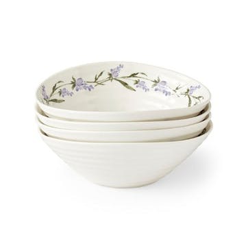 Lavendula Set of 4 Cereal Bowls D18.5cm, Multi