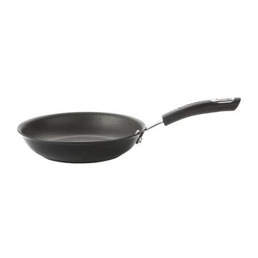 Total Anodised Non-Stick Frying Pan Set 22cm & 28cm, Black