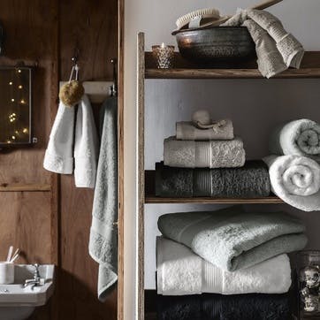 Egyptian Cotton Towel, Bath Towel, Pearl Grey