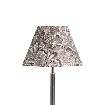 Piave Empire Lampshade D30cm, Grey and Black