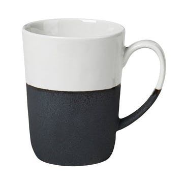 Esrum Stoneware Mug, Ivory/Grey