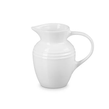 Stoneware Breakfast Jug, 600ml, White