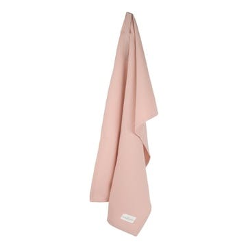 Herringbone Kitchen Towel, L86 x W53cm, Pale Rose