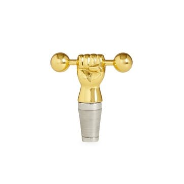 Barbell, Bottle Stopper, Metallic