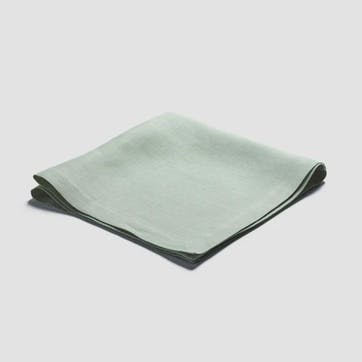 Linen Set of 4 Napkins, 45cm x 45cm, Sage Green