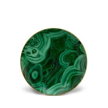 Malachite Dessert Plates, Set of 4