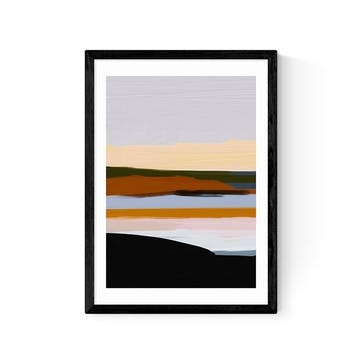 Ana Rut Bre Peaceful Calm of Evening I Framed Print 63 x 45cm, Multi