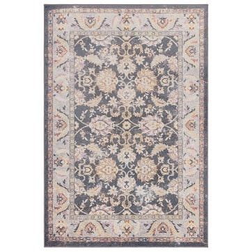Flores farah classic persian border rug 200 x 290cm, Multi