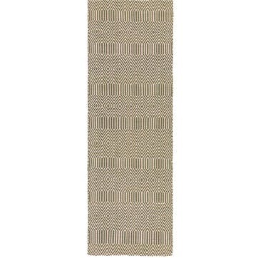 Sloan ethnic flatweave runner 66 x 200cm, taupe