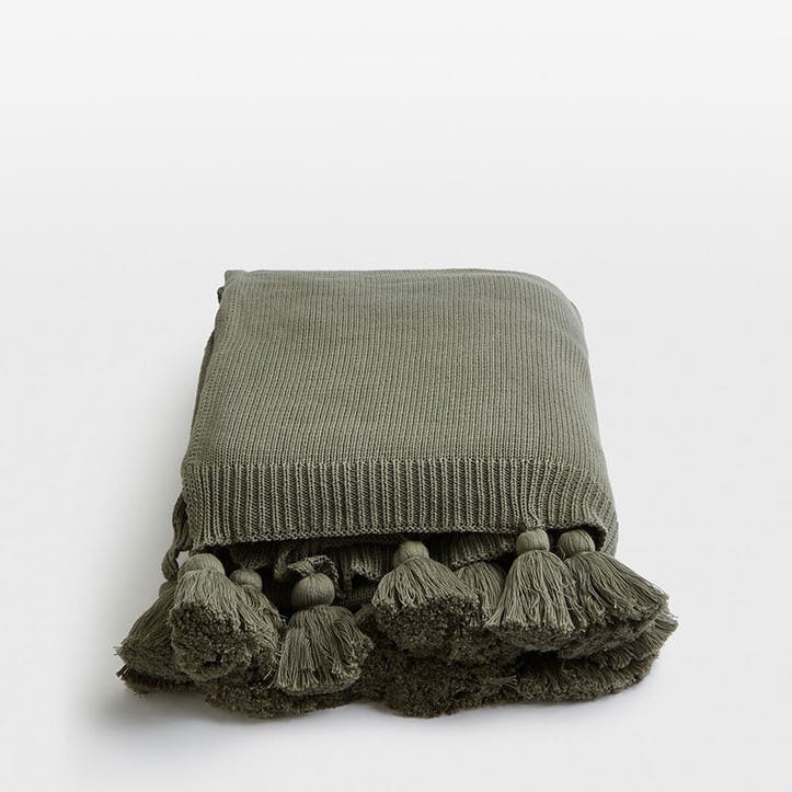 Turvi Blanket L210 x W275cm, Sage