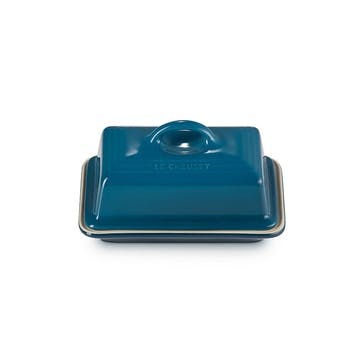 Butter dish, 17cm, Le Creuset, Stoneware, Deep teal