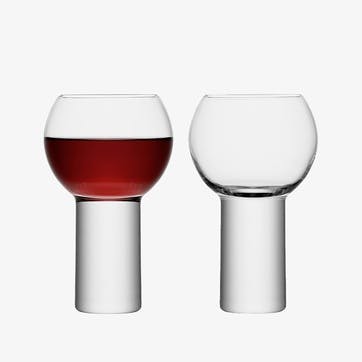 Boris Set of 2 Wine Goblets 360ml, Clear