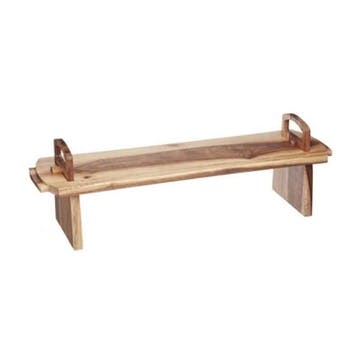 Antipasti platform platter, 37 x 12 x 13cm, Kitchen Craft, acacia wood