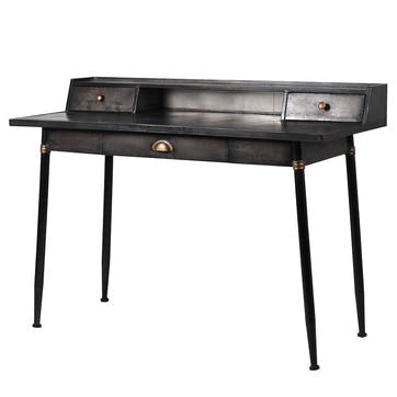 2 drawer desk, H87.5 x W120 x D51cm, Luna Home