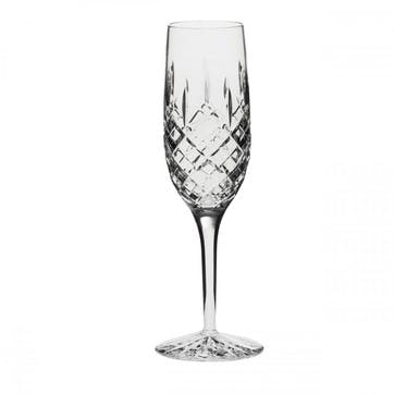 London Crystal Champagne Flutes, Set of 4