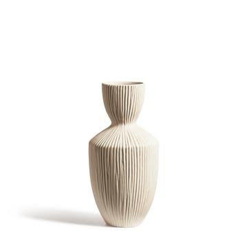 Crispa Vase H15cm, Off White