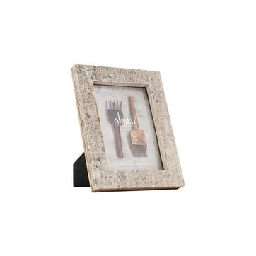 Dayla Marble Photo Frame 5 x 7", Light Grey