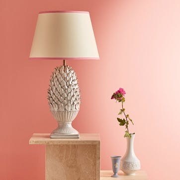 Charles Table Lamp H42cm, Stone