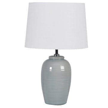 Soft Green Table Lamp with Shade