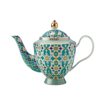 Teas & C's Kasbah Porcelain Teapot with Infuser 500ml, Mint
