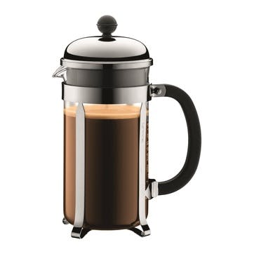 Chambord, 8 Cup Coffee Maker, 1 Litre, Shiny