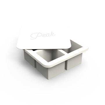 Peak Extra Large Ice 4 Ice Cube Tray , White