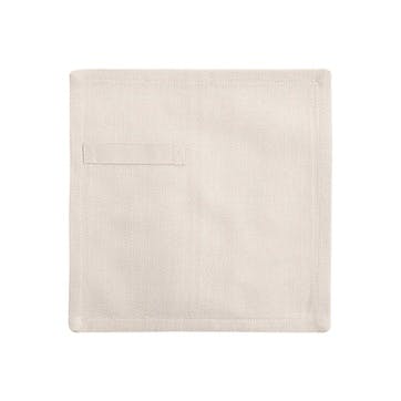 Herringbone Set of 4 Everyday Napkins 20 x 20cm, Stone